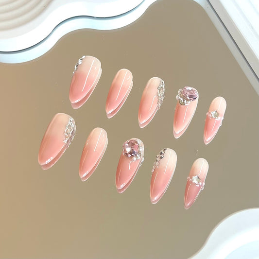 Peach Gradient with Stone